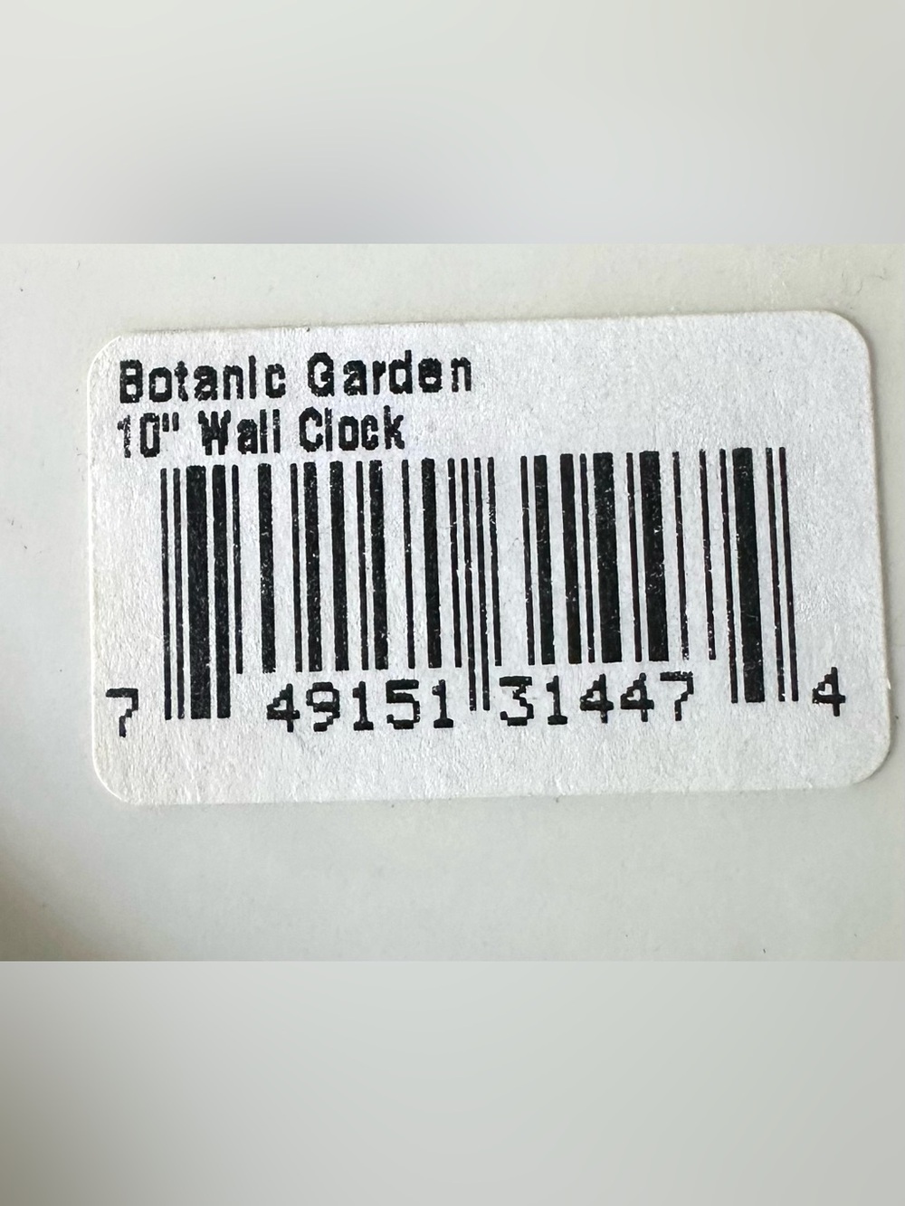 Portmeirion Botanic Garden Fuchsia 10” Wall Clock Made in Britain Works w/ Box - Picture 6 of 6
